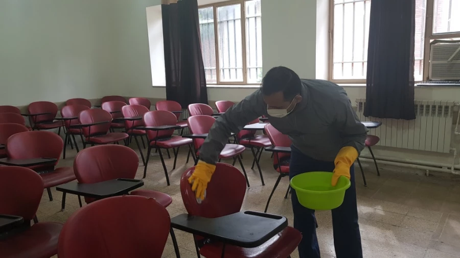 فعالیت های صورت گرفته به منظور پیشگیری از شیوع ویروس کرونا در پردیس های دانشگاه فرهنگیان گلستان 18