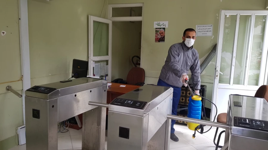 فعالیت های صورت گرفته به منظور پیشگیری از شیوع ویروس کرونا در پردیس های دانشگاه فرهنگیان گلستان 19