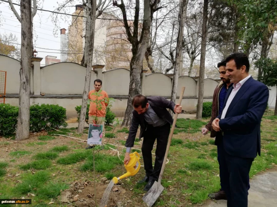 مراسم روز بزرگداشت شهدا در پردیس امام خمینی(ره) گرگان برگزار شد 3