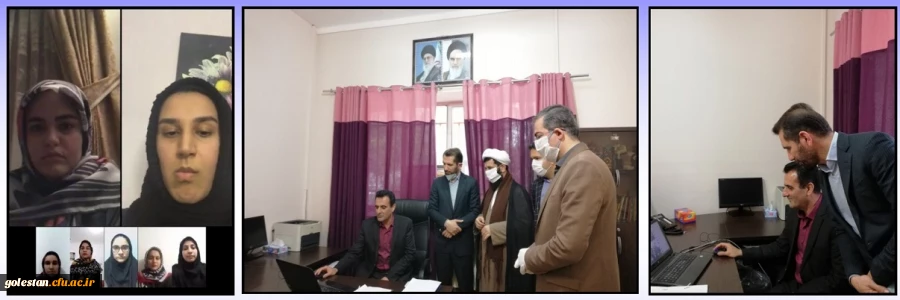 بازدید سرزده سرپرست دانشگاه فرهنگیان استان گلستان از محل برگزاری کلاس های مجازی پردیس امام خمینی(ره) گرگان 2