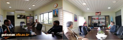 دیدار دکتر مازندرانی سرپرست دانشگاه فرهنگیان استان گلستان با امانقلیچ شادمهر نماینده منتخب مردم شریف شهرستان گنبد کاووس در یازدهمین دوره مجلس شورای اسلامی