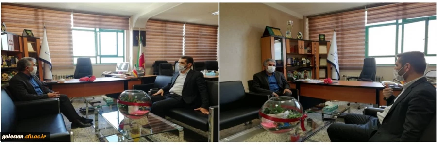 دیدار سرپرست دانشگاه فرهنگیان استان گلستان با  مدیرکل آموزش و پرورش استان  2