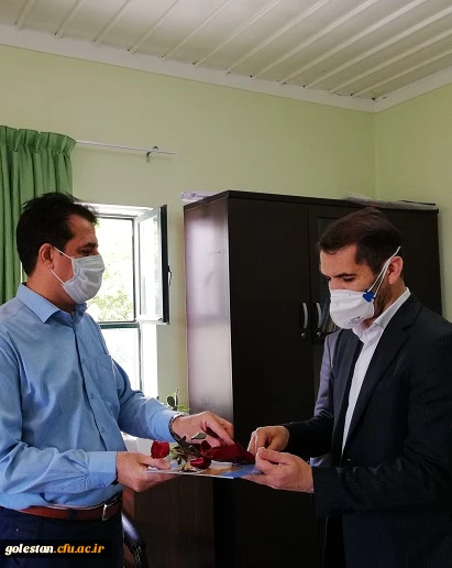 به مناسبت هفته سرآمدی آموزش صورت پذیرفت:
دیدار و تبریک دکتر محمدرضا مازندرانی با همکاران دانشگاه فرهنگیان استان گلستان