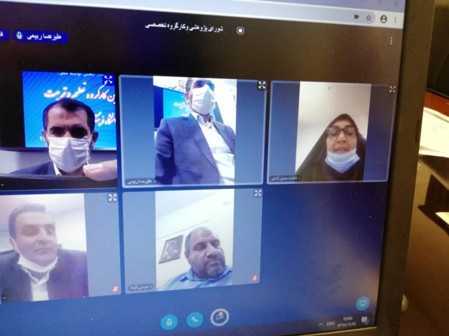 بیست و دومین جلسه شورای پژوهشی و اولین کارگروه تعلیم و تربیت دانشگاه فرهنگیان گلستان برگزار شد 4