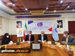 انعقاد تفاهم نامه دانشگاه فرهنگیان و اداره کل آموزش فنی و حرفه ای استان گلستان 8