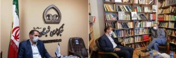 حضور دکتر مازندرانی سرپرست دانشگاه فرهنگیان در دفتر خبرگزاری شبستان و روزنامه گلشن مهر گلستان 2