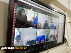 جلسه ویدئو کنفرانس اعضای ستاد جشنواره با مسئولین کانون بسیج فرهنگیان و معاونین پرورشی ادارات آموزش و پرورش استان گلستان 4