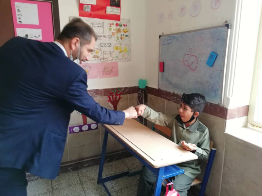 بازدید سرپرست دانشگاه فرهنگییان استان گلستان از مرکز آموزشی استثنایی فدک شهرستان گرگان 4