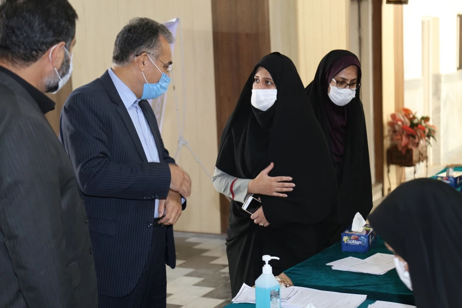 بازدید مسئولین اداره کل آموزش و پرورش از روند برگزاری مصاحبه پذیرفته شدگان چند برابر ظرفیت دانشگاه فرهنگیان پردیس امام خمینی (ره) خواهران گرگان 2