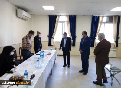 بازدید معاون اداره کل آموزش و پرورش استان از حوزه های برگزاری مصاحبه پذیرفته شدگان چندبرابر ظرفیت پردیس آیت الله خامنه ای گرگان(پسران)