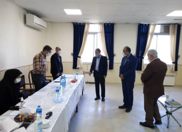 بازدید معاون اداره کل آموزش و پرورش استان از حوزه های برگزاری مصاحبه پذیرفته شدگان چندبرابر ظرفیت پردیس آیت الله خامنه ای گرگان(پسران) 2