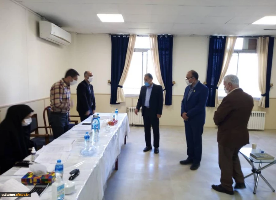 بازدید معاون اداره کل آموزش و پرورش استان از حوزه های برگزاری مصاحبه پذیرفته شدگان چندبرابر ظرفیت پردیس آیت الله خامنه ای گرگان(پسران) 2