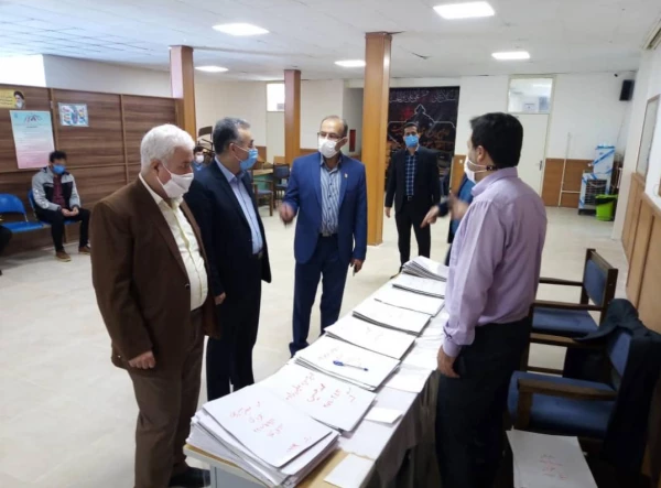 بازدید معاون اداره کل آموزش و پرورش استان از حوزه های برگزاری مصاحبه پذیرفته شدگان چندبرابر ظرفیت پردیس آیت الله خامنه ای گرگان(پسران) 3