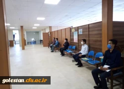 بازدید معاون اداره کل آموزش و پرورش استان از حوزه های برگزاری مصاحبه پذیرفته شدگان چندبرابر ظرفیت پردیس آیت الله خامنه ای گرگان(پسران) 4