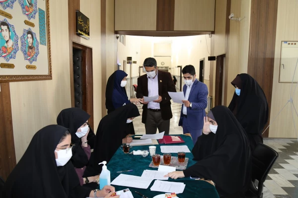 بازدید مسئول نظارت و ارزیابی عملکرد امور پردیس های استان گلستان از فرآیند برگزاری مصاحبه پذیرفته شدگان چند برابر ظرفیت پردیس امام خمینی (ره)گرگان 2