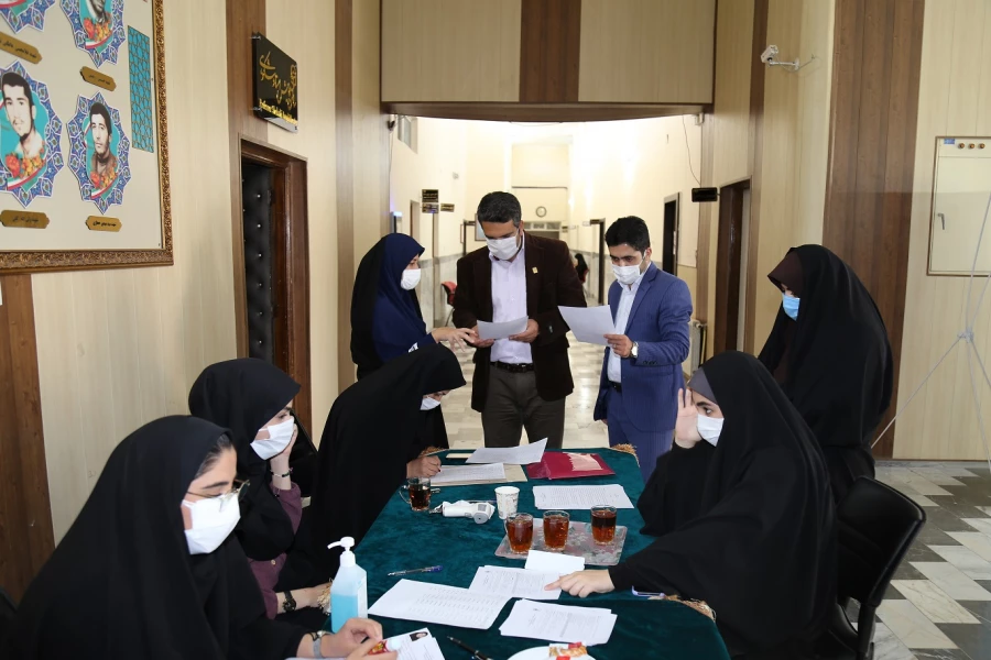 بازدید مسئول نظارت و ارزیابی عملکرد امور پردیس های استان گلستان از فرآیند برگزاری مصاحبه پذیرفته شدگان چند برابر ظرفیت پردیس امام خمینی (ره)گرگان 2