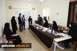 بازدید مسئول نظارت و ارزیابی عملکرد امور پردیس های استان گلستان از فرآیند برگزاری مصاحبه پذیرفته شدگان چند برابر ظرفیت پردیس امام خمینی (ره)گرگان 2