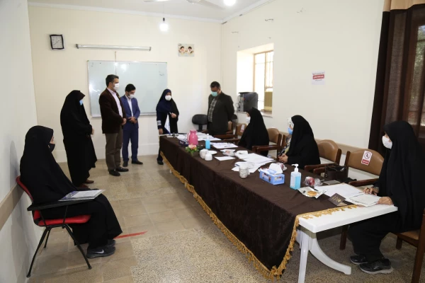 بازدید مسئول نظارت و ارزیابی عملکرد امور پردیس های استان گلستان از فرآیند برگزاری مصاحبه پذیرفته شدگان چند برابر ظرفیت پردیس امام خمینی (ره)گرگان 2