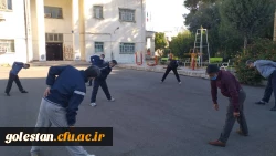 ورزش صبحگاهی همکاران واحد دانشگاهی شهید بهشتی گنبد کاووس 2