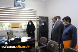 بازدید سرپرست دانشگاه فرهنگیان استان گلستان  از روند برگزاری انتخابات شورای صنفی به صورت《 مجازی》از پردیس امام خمینی(ره) گرگان 2