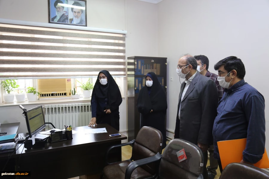 بازدید سرپرست دانشگاه فرهنگیان استان گلستان  از روند برگزاری انتخابات شورای صنفی به صورت《 مجازی》از پردیس امام خمینی(ره) گرگان 2