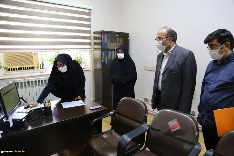 بازدید سرپرست دانشگاه فرهنگیان استان گلستان  از روند برگزاری انتخابات شورای صنفی به صورت《 مجازی》از پردیس امام خمینی(ره) گرگان 2