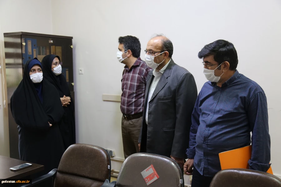 بازدید سرپرست دانشگاه فرهنگیان استان گلستان  از روند برگزاری انتخابات شورای صنفی به صورت《 مجازی》از پردیس امام خمینی(ره) گرگان 2