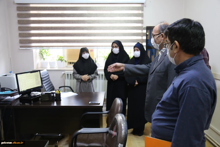 بازدید سرپرست دانشگاه فرهنگیان استان گلستان  از روند برگزاری انتخابات شورای صنفی به صورت《 مجازی》از پردیس امام خمینی(ره) گرگان 2