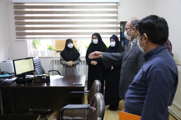 بازدید سرپرست دانشگاه فرهنگیان استان گلستان  از روند برگزاری انتخابات شورای صنفی به صورت《 مجازی》از پردیس امام خمینی(ره) گرگان 2