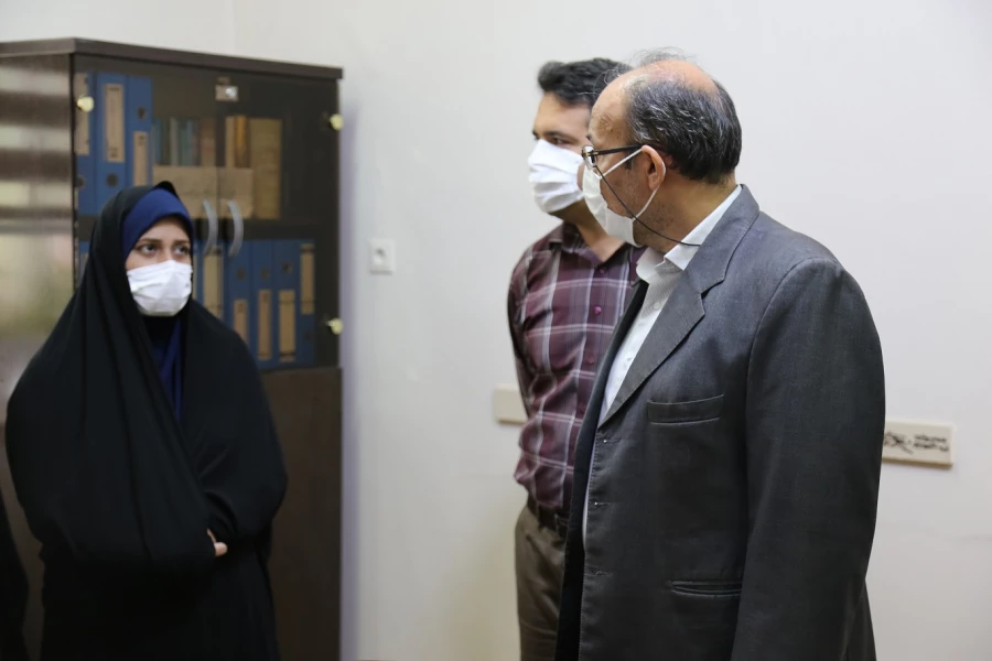 بازدید سرپرست دانشگاه فرهنگیان استان گلستان  از روند برگزاری انتخابات شورای صنفی به صورت《 مجازی》از پردیس امام خمینی(ره) گرگان 2