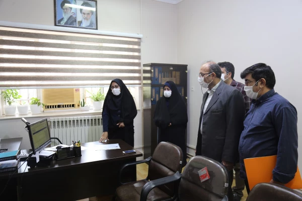 بازدید سرپرست دانشگاه فرهنگیان استان گلستان  از روند برگزاری انتخابات شورای صنفی به صورت《 مجازی》از پردیس امام خمینی(ره) گرگان 2