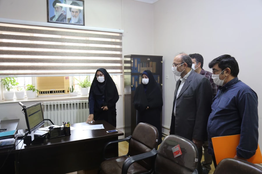 بازدید سرپرست دانشگاه فرهنگیان استان گلستان  از روند برگزاری انتخابات شورای صنفی به صورت《 مجازی》از پردیس امام خمینی(ره) گرگان 2