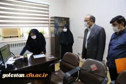 بازدید سرپرست دانشگاه فرهنگیان استان گلستان  از روند برگزاری انتخابات شورای صنفی به صورت《 مجازی》از پردیس امام خمینی(ره) گرگان 2