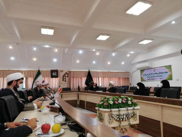 دیدار سرپرست مدیریت امور پردیس های گلستان با رئیس دانشگاه جامعه المصطفی العالمیه 3