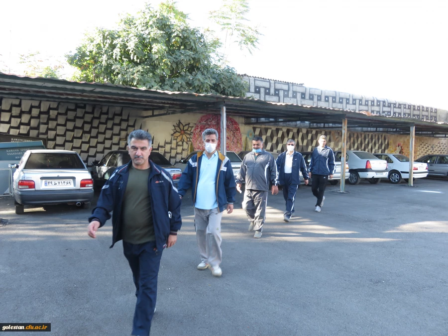 برنامه ورزش صبحگاهی و فعالیت های ورزشی کارکنان واحد دانشگاهی شهید بهشتی گنبد کاووس  5