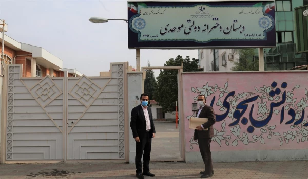 بازدید معاونت آموزشی فرهنگی و پژوهشی پردیس امام خمینی (ره)گرگان از مدارس مجری طرح کارورزی دخترانه موحدی وشاهد. 2