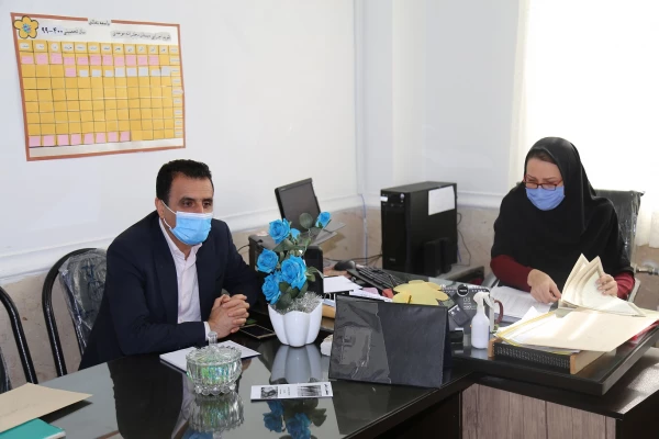 بازدید معاونت آموزشی فرهنگی و پژوهشی پردیس امام خمینی (ره)گرگان از مدارس مجری طرح کارورزی دخترانه موحدی وشاهد. 2