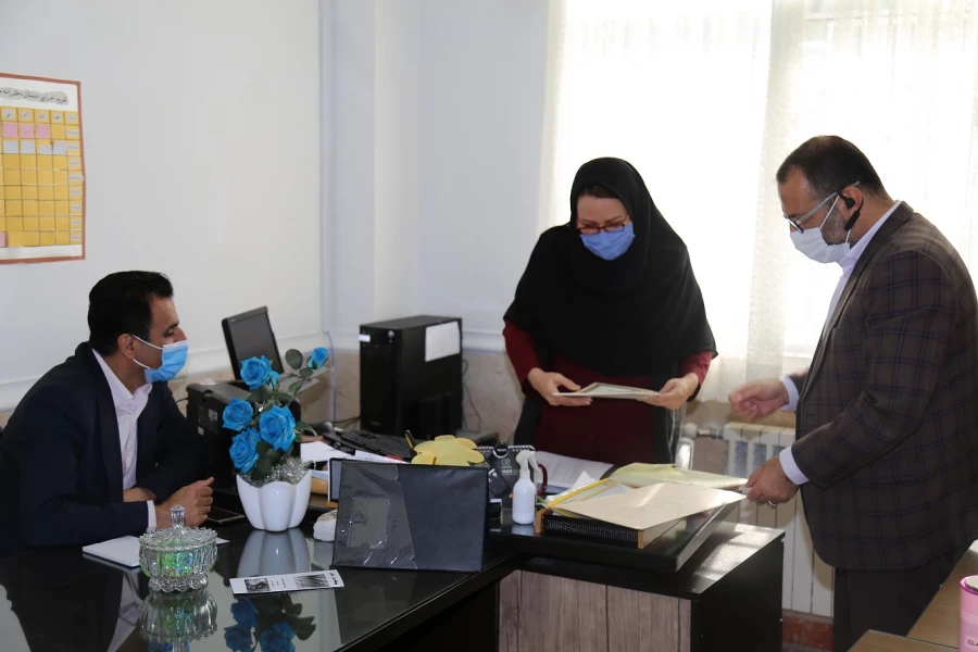 بازدید معاونت آموزشی فرهنگی و پژوهشی پردیس امام خمینی (ره)گرگان از مدارس مجری طرح کارورزی دخترانه موحدی وشاهد. 2