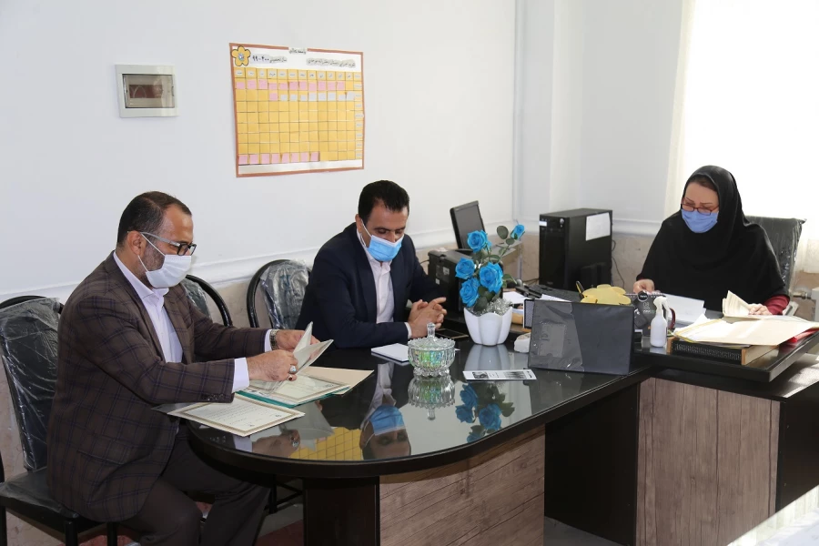 بازدید معاونت آموزشی فرهنگی و پژوهشی پردیس امام خمینی (ره)گرگان از مدارس مجری طرح کارورزی دخترانه موحدی وشاهد. 2