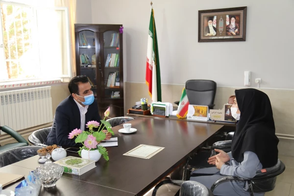 بازدید معاونت آموزشی فرهنگی و پژوهشی پردیس امام خمینی (ره)گرگان از مدارس مجری طرح کارورزی دخترانه موحدی وشاهد. 2