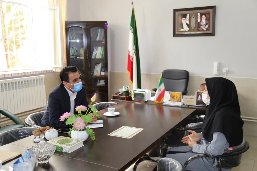 بازدید معاونت آموزشی فرهنگی و پژوهشی پردیس امام خمینی (ره)گرگان از مدارس مجری طرح کارورزی دخترانه موحدی وشاهد. 2