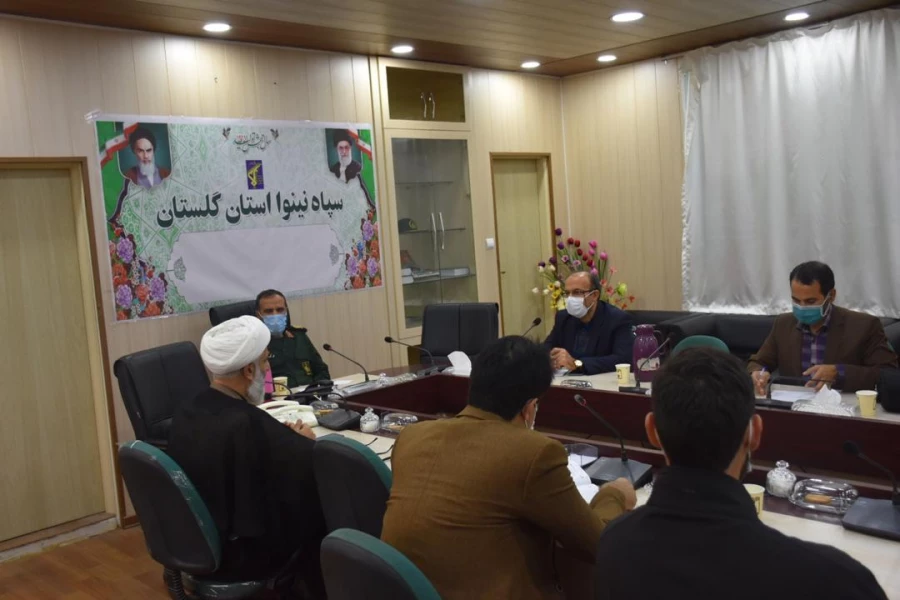 جلسه بسیج دانشجویی دانشگاه فرهنگیان با فرمانده سپاه نینوای گلستان 3