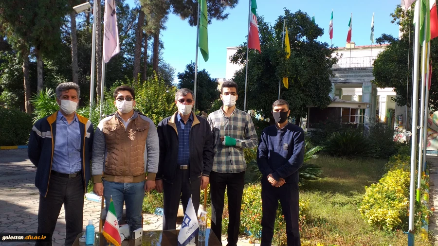 گفتگو با دانشجو معلم مبتکر آقای حسین مصطفی لو سازنده دستگاه ضد عفونی کننده هوشمند برای دست  2