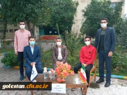 مصاحبه و گفتگوی سرپرست واحد دانشگاهی شهید بهشتی گنبد کاووس آقای میر دیلمی با دانشجو معلمان جدید الورود ۱۳۹۹ 4