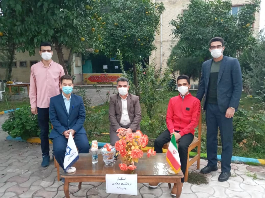 مصاحبه و گفتگوی سرپرست واحد دانشگاهی شهید بهشتی گنبد کاووس آقای میر دیلمی با دانشجو معلمان جدید الورود ۱۳۹۹ 4