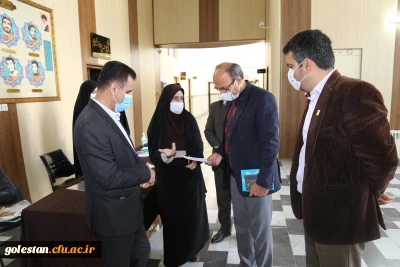 بازدید سرپرست مدیریت امور پردیس های استان گلستان از روند ثبت نام دانشجو معلمان جدیدالورود سال تحصیلی 1400-1399 از پردیس امام خمینی (ره) گرگان