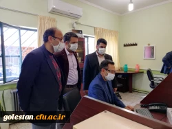 بازدید سرپرست مدیریت امور پردیس های استان گلستان از روند ثبت نام دانشجو معلمان جدیدالورود سال تحصیلی 1400-1399 از پردیس امام خمینی (ره) گرگان
 2