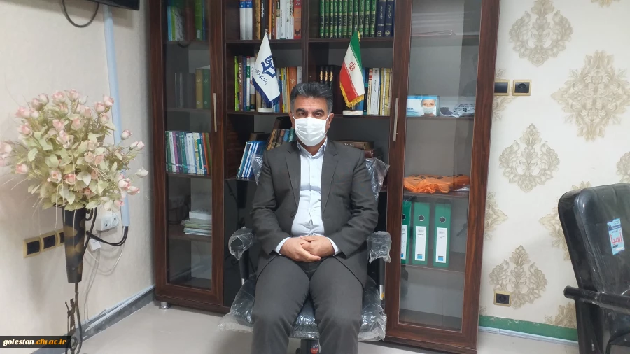 گفتگوی صمیمی آقای میر دیلمی سرپرست واحد دانشگاهی شهید بهشتی گنبد کاووس با دانشجو معلمان و اساتید محترم واحد دانشگاهی  2