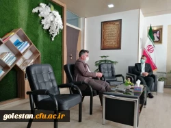 جلسه هم اندیشی توسعه  دانشگاه شهید بهشتی گنبد کاووس با حضور آقای میر دیلمی سرپرست این واحد دانشگاهی و آقای کمال نظر نژاد معاون مدیر کل آموزش و پرورش این شهرستان  2