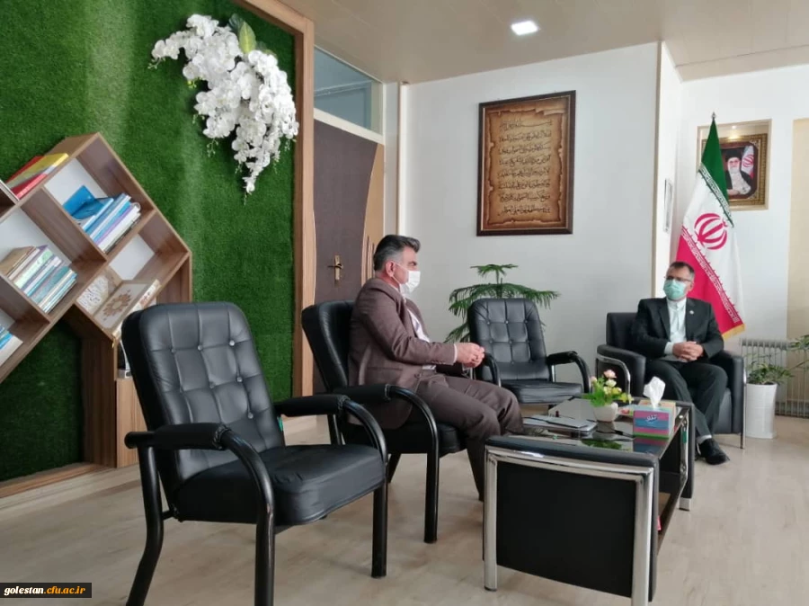 جلسه هم اندیشی توسعه  دانشگاه شهید بهشتی گنبد کاووس با حضور آقای میر دیلمی سرپرست این واحد دانشگاهی و آقای کمال نظر نژاد معاون مدیر کل آموزش و پرورش این شهرستان  2